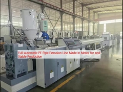 Полно-автоматическая линия экструзирования труб PE, изготовленная на двигателе для стабильного производства