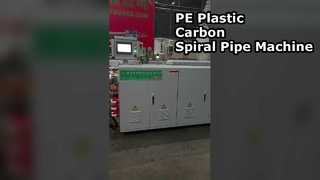 PE Plastic Carbon Spiral Corrugated Pipe Making Machine