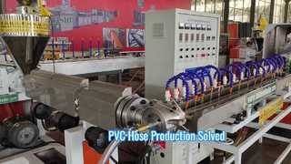 Линия по производству шлангов, армированных ПВХ-волокном